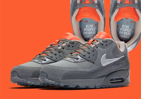 Nike Air Max grey orange